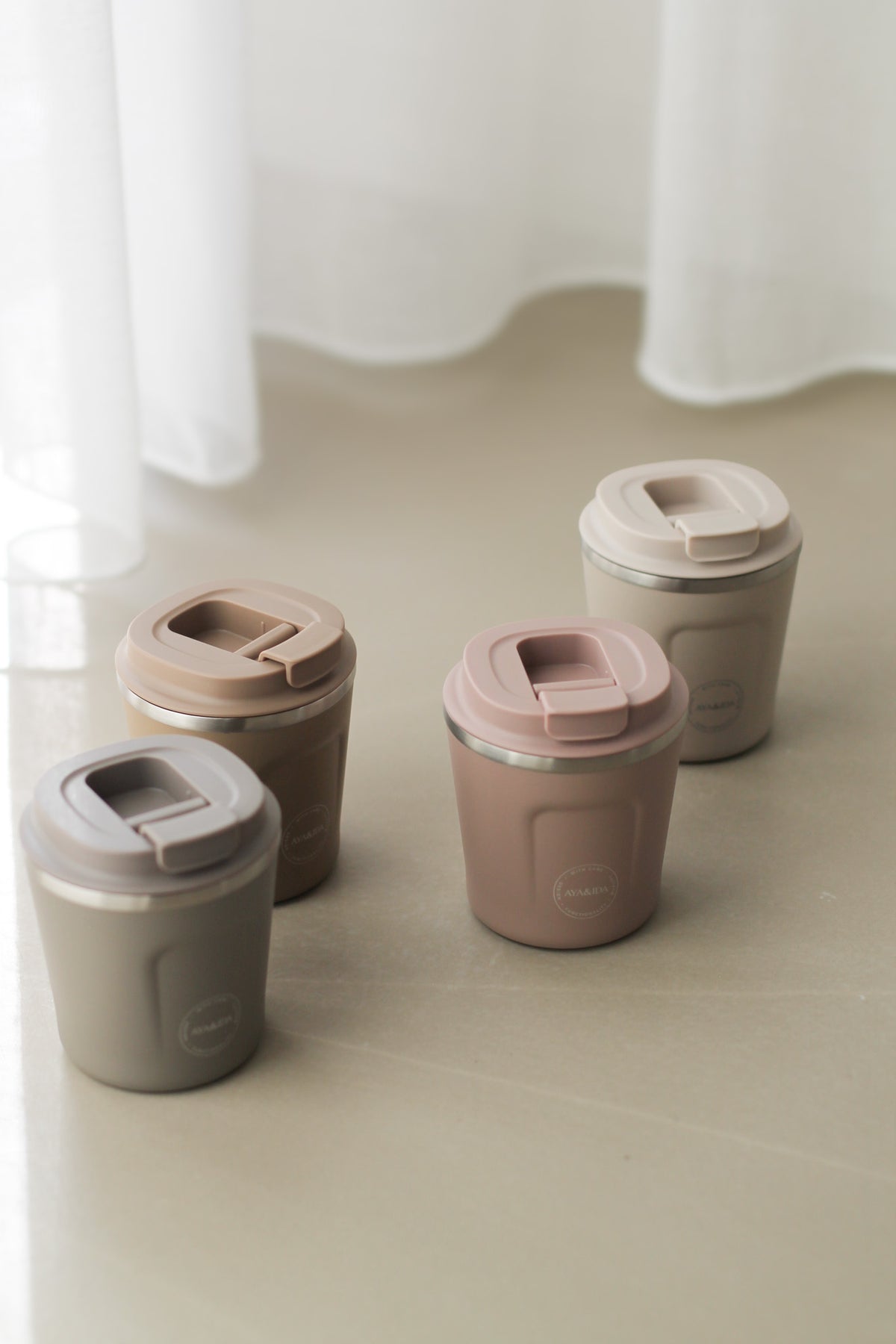 CUP2GO Termokop 240 ml – Dusty Brown