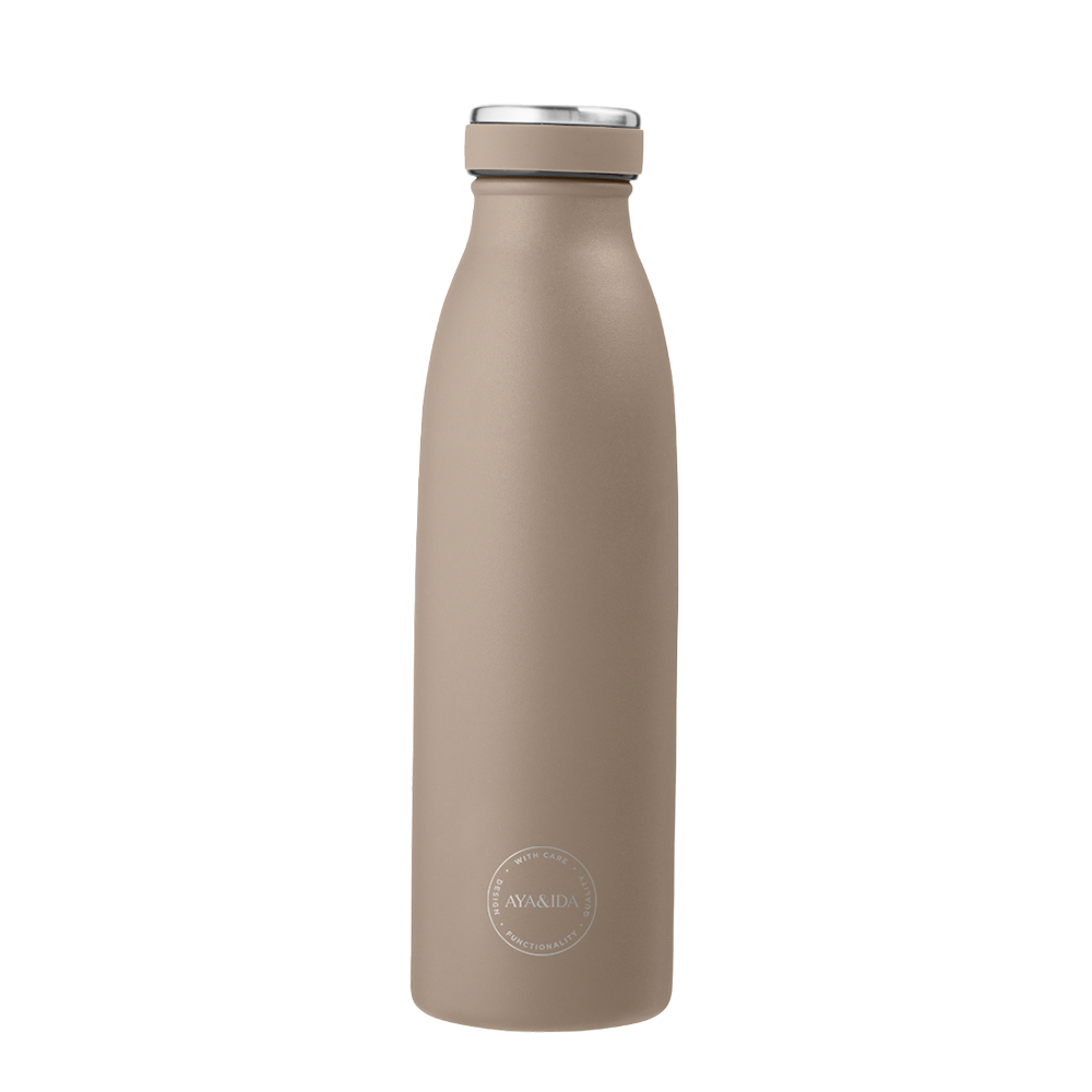 Drikkeflaske 500 ml - Dusty Brown