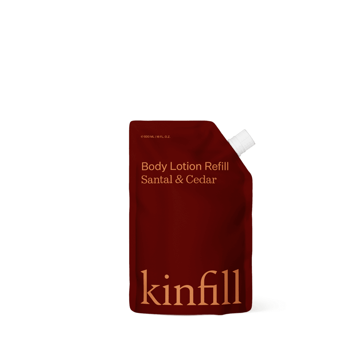 Kinfill Body Lotion Refill – Santal & Cedar (500 ml)