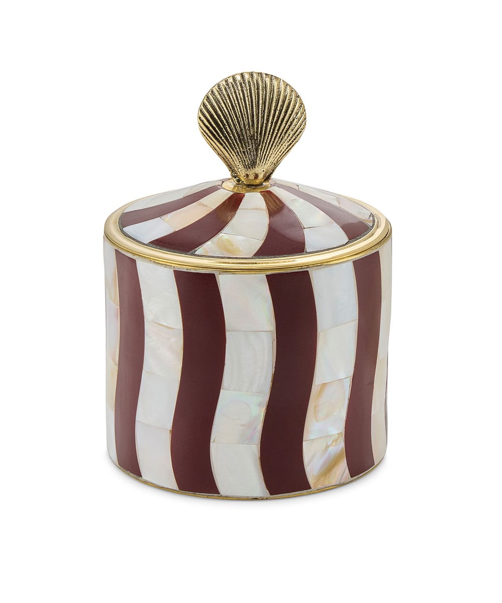 Doing Goods Abby Shell Circus Box Large Burgundy