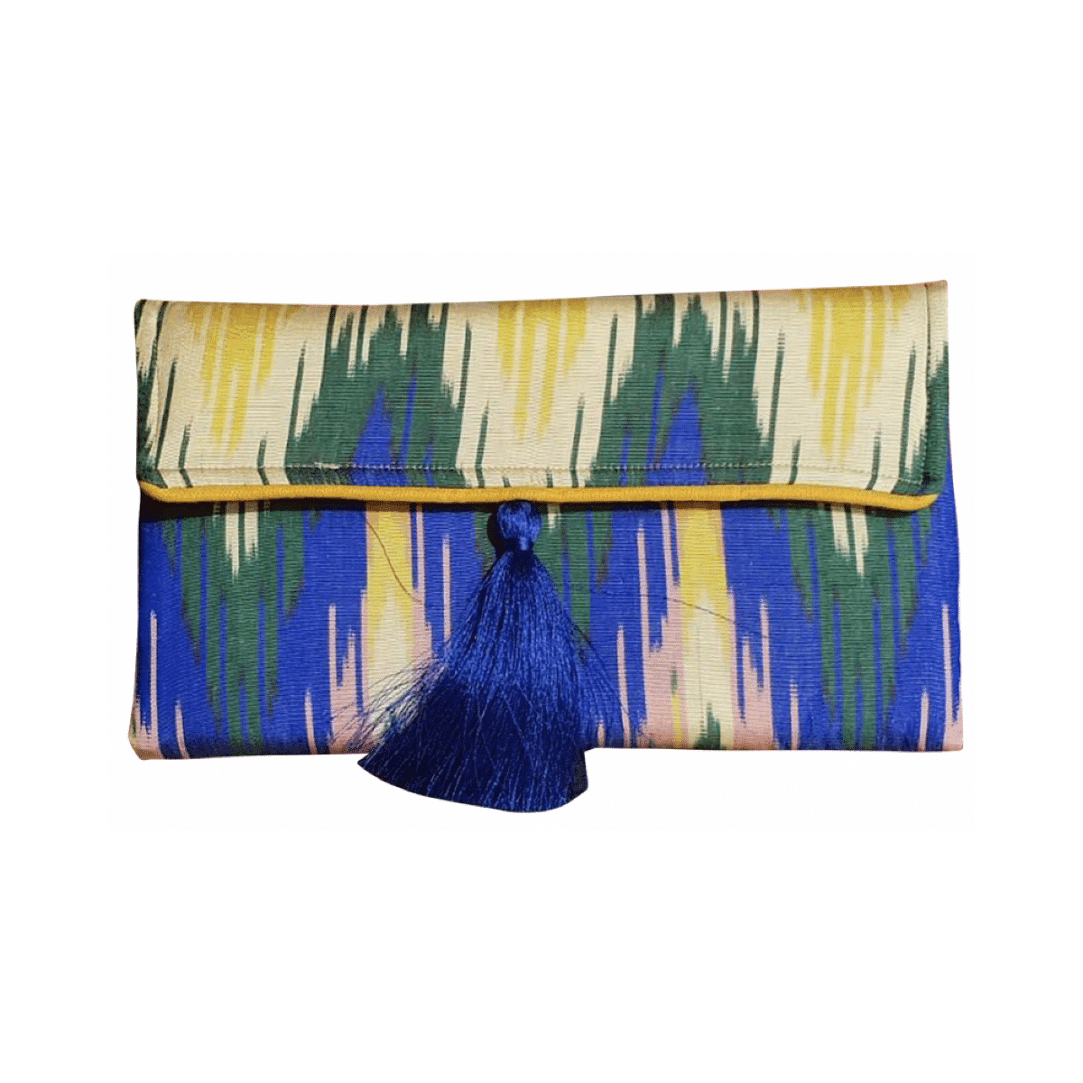 Ikat Clutch silke