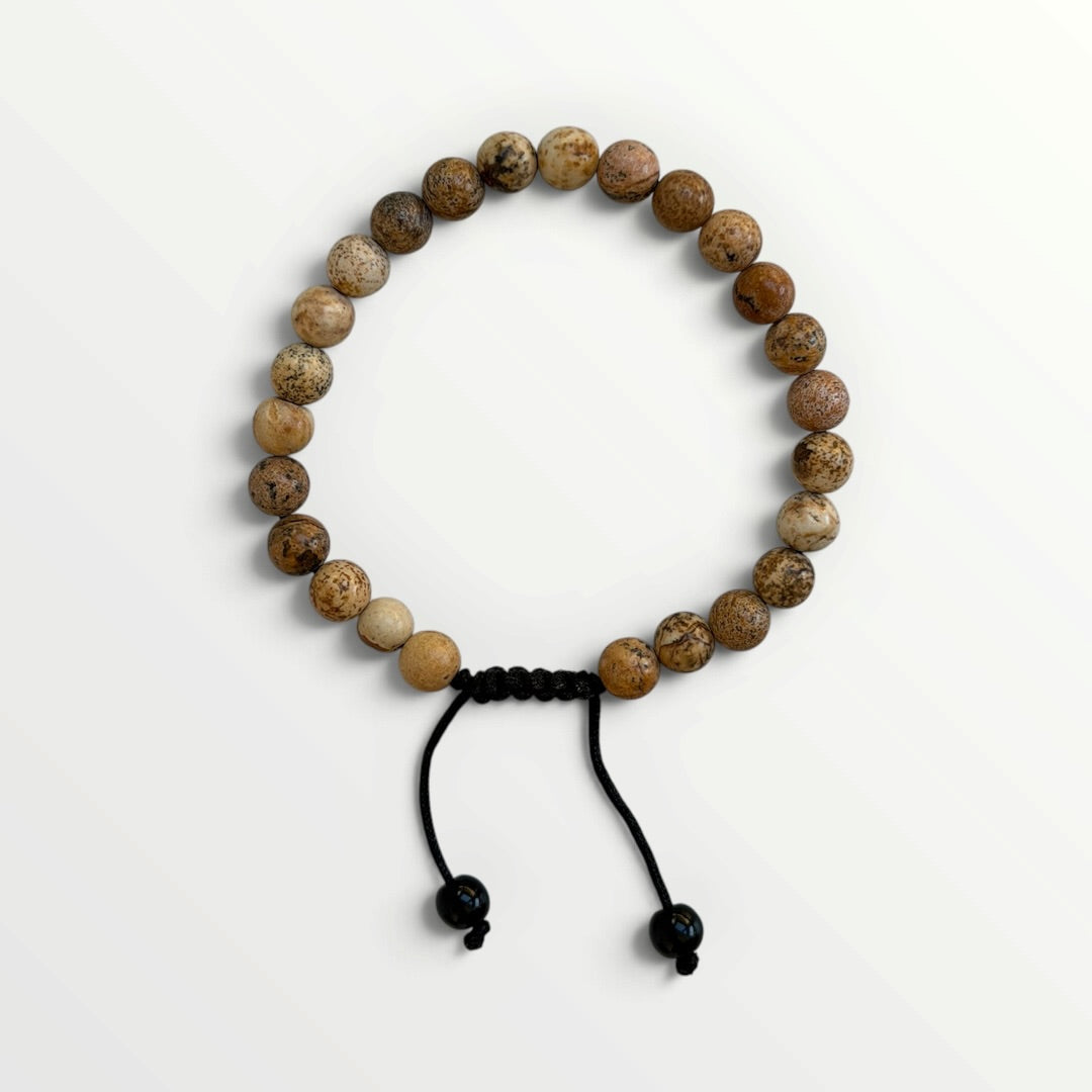 Armbånd med Sandstone Perler – Mellem perler