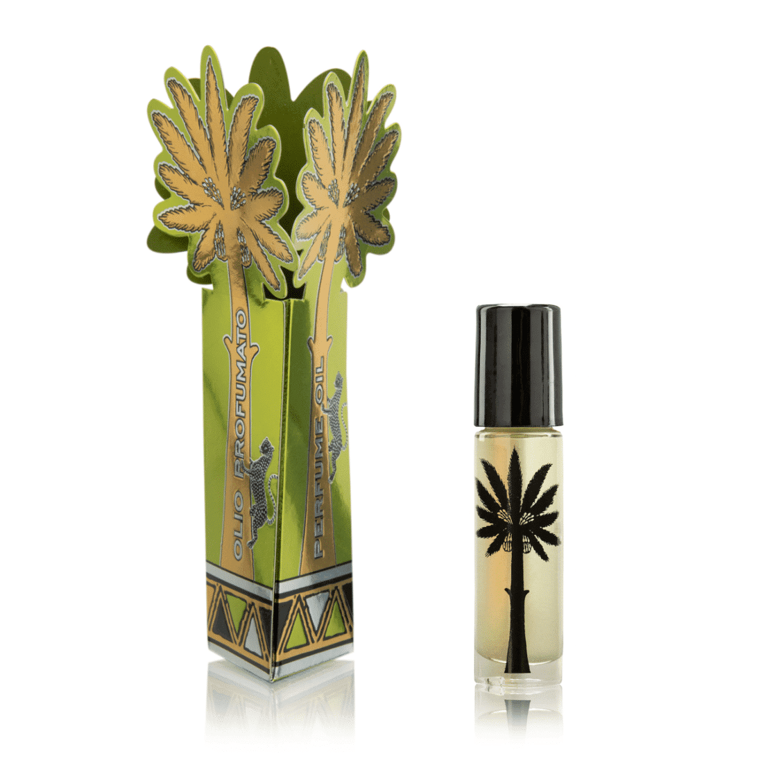 Bergamotte parfumeolie rollon Ortigia grøn palme