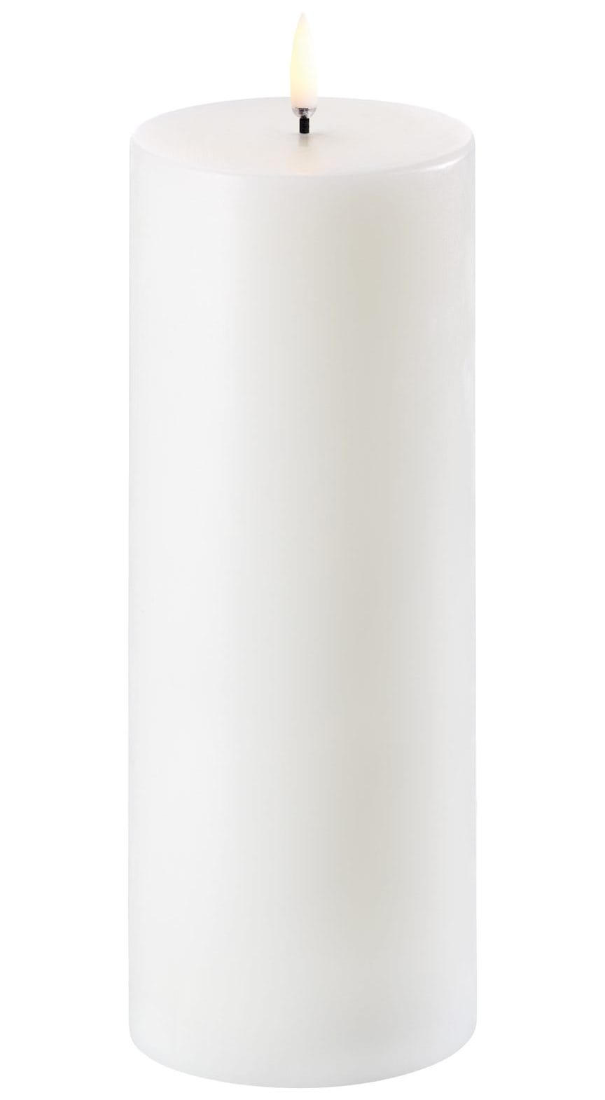 Uyuni LED Bloklys, Nordic White, 7,8x20 cm (Smooth)
