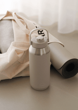 AYA&IDA Sports Bottle 950 ml Cream Beige drikkedunk i rustfrit stål