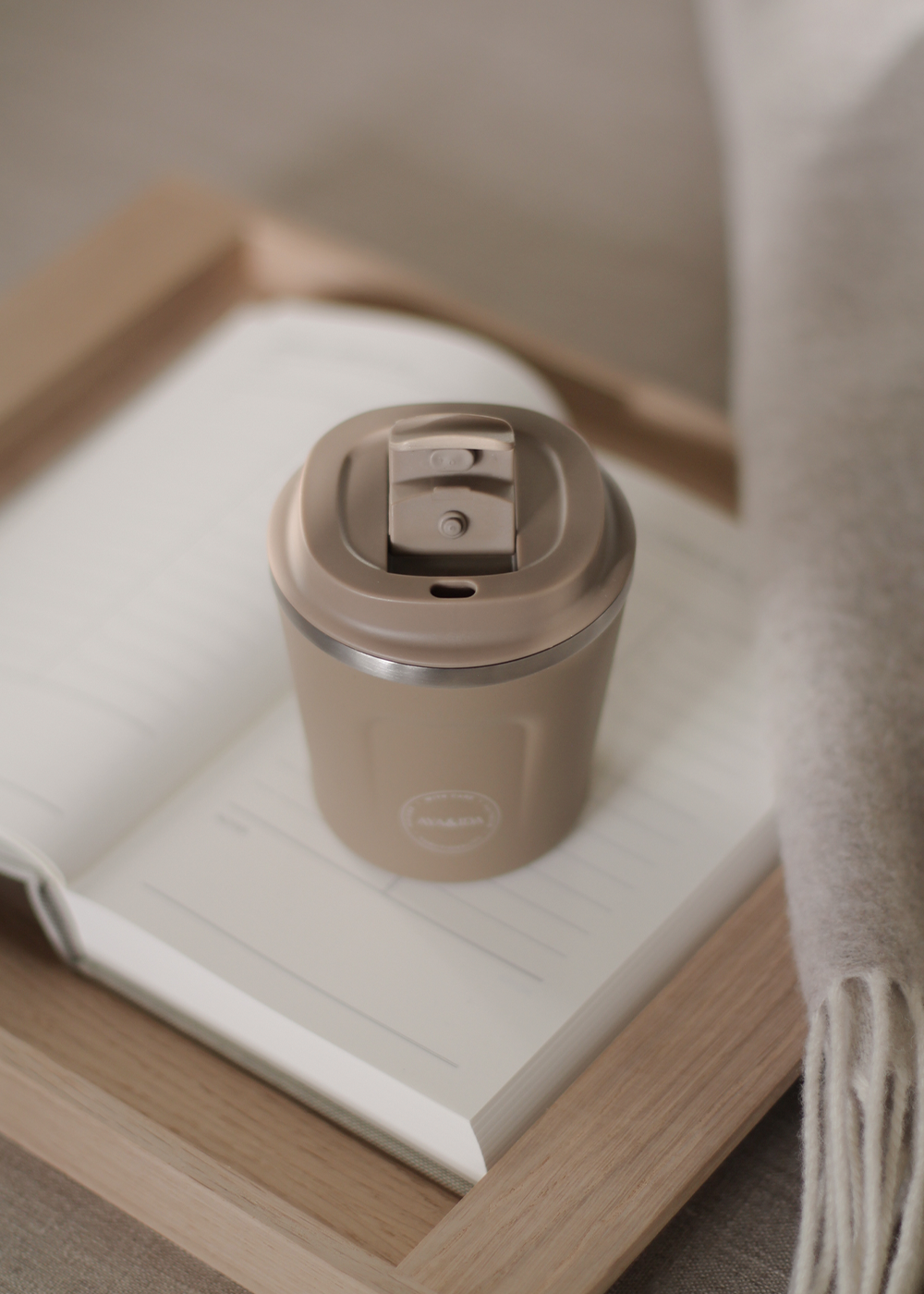 CUP2GO Termokop 240 ml – Dusty Brown