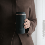 AYA&IDA CUP2GO termokop 500 ml navy blue med låg