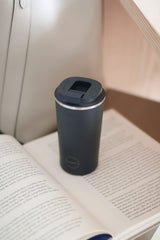 AYA&IDA CUP2GO termokop 500 ml navy blue med låg