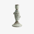 Small Lysestage i firskeform, lys beige fra Nordal