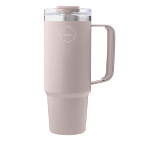 AYA&IDA - Termokop med sugerør 885 ml - Soft Rose