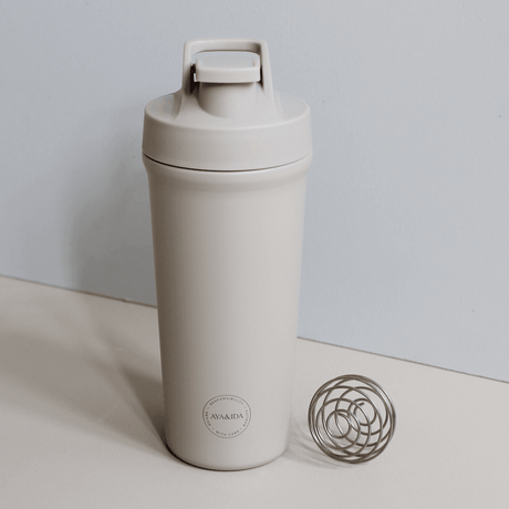 AYA&IDA Shaker Bottle - Cream Beige