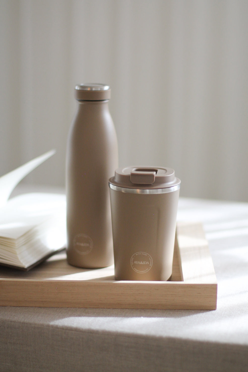 Drikkeflaske 500 ml - Dusty Brown
