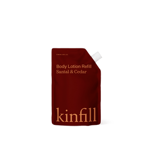 Kinfill Body Lotion Refill – Santal & Cedar (500 ml)