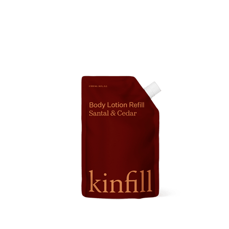 Kinfill Body Lotion Refill – Santal & Cedar (500 ml)