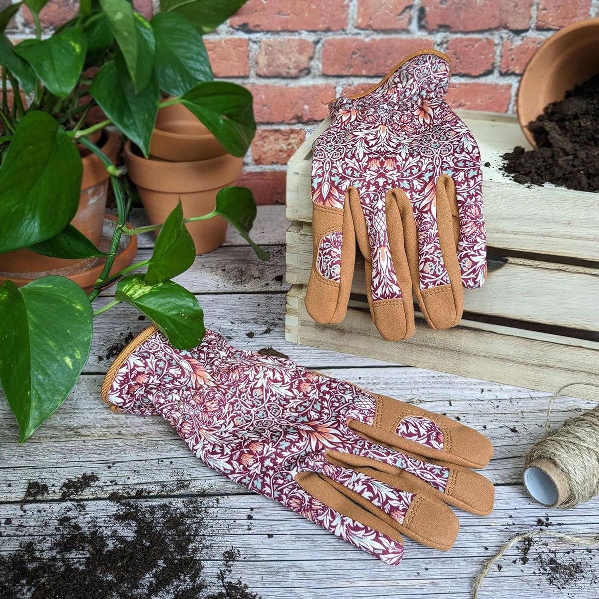 Orange Grove havehandsker til kvinder - William Morris design