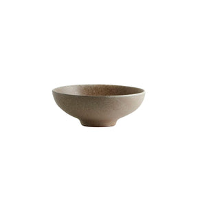 sandfarvet skål i stentøj Nordal INEZ skål M 500 ml 16,5 cm