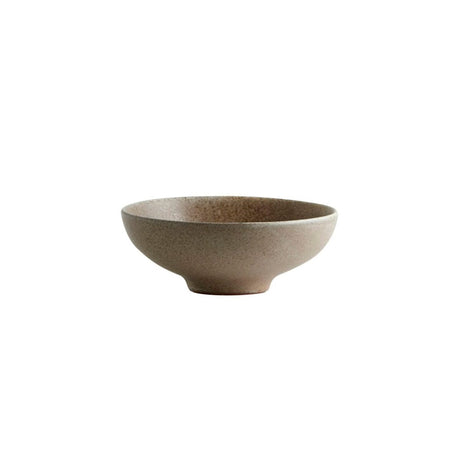 sandfarvet skål i stentøj Nordal INEZ skål M 500 ml 16,5 cm