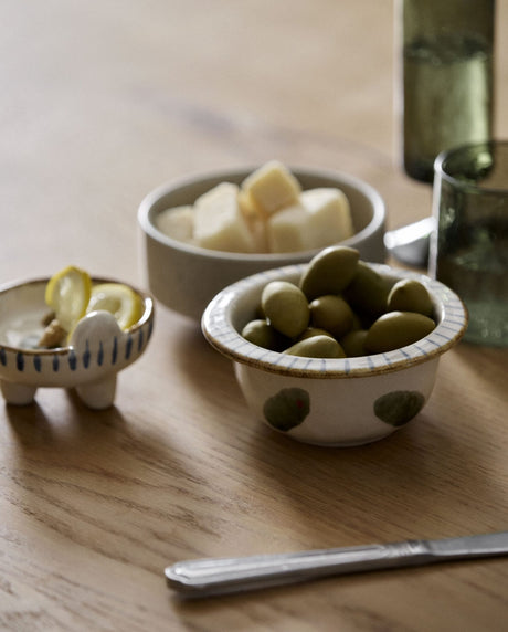 Nordal OLEA håndmalet keramik snack skåle