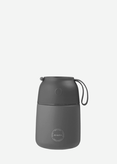 AYA&IDA Food’ie madbeholder - Dark Grey - 500 ML