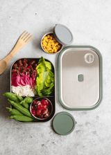 AYA&IDA Lunch Box - Tropical Green - 1000 ML