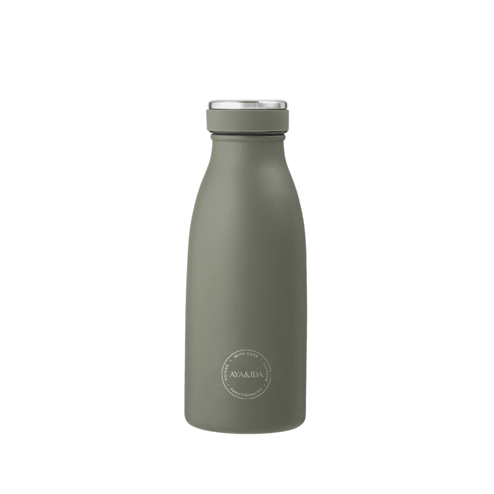 AYA&IDA termo drikkeflaske mørk grøn tropical green 350 ml.