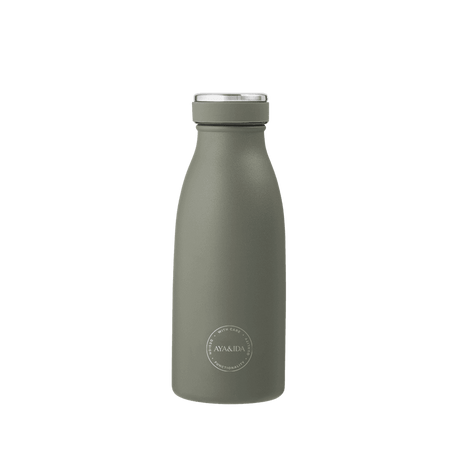AYA&IDA termo drikkeflaske mørk grøn tropical green 350 ml.