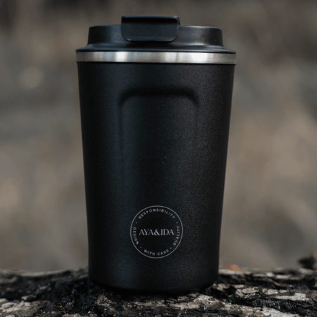 AYA&IDA CUP2GO Termokop 380 ml - Matte Black