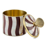 Doing Goods Abby Shell Circus Box Large Burgundy