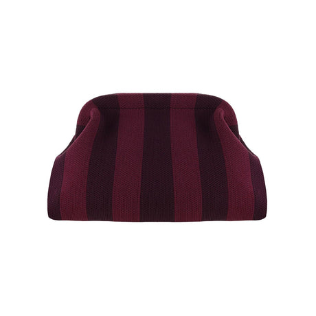 By Stær Alba Clutch i bordeaux og aubergine
