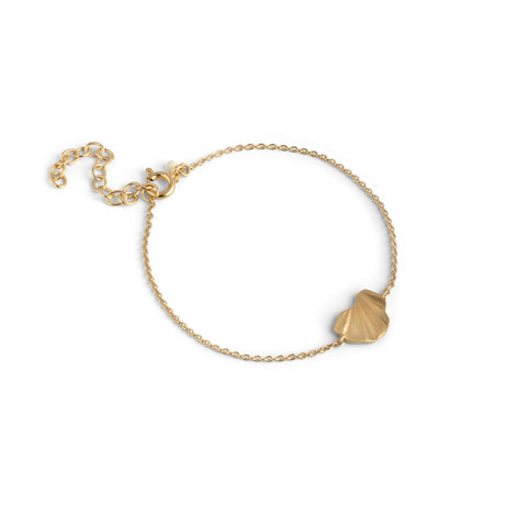 ENAMEL Copenhagen Wave guldbelagt armbånd med slank bølget linjeføring