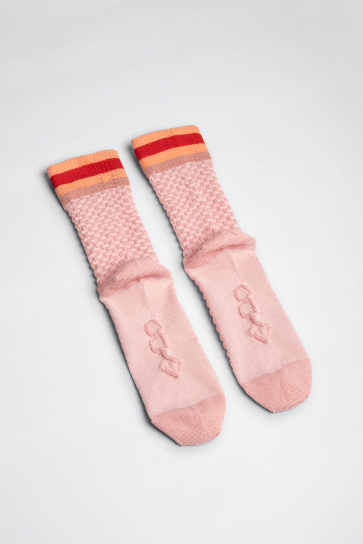 Aydo Studio Amsterdam Blossom Pink strømper 36-40 tekstureret strik