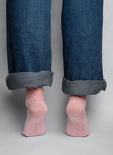 Aydo Studio Amsterdam Blossom Pink strømper 36-40 tekstureret strik