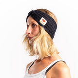 Coffee Beanies sort strikket pandebånd