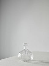 Tell Me More Como Ripple glasvase small – rillet transparent vase i borosilikatglas