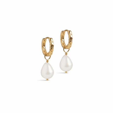 ENAMEL Copenhagen Significant Pearl hoops med aftagelige ferskvandsperler