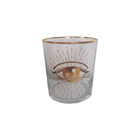 Glas med guldøje