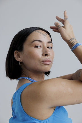 Østerland Antioch Crochet Armbånd Blå