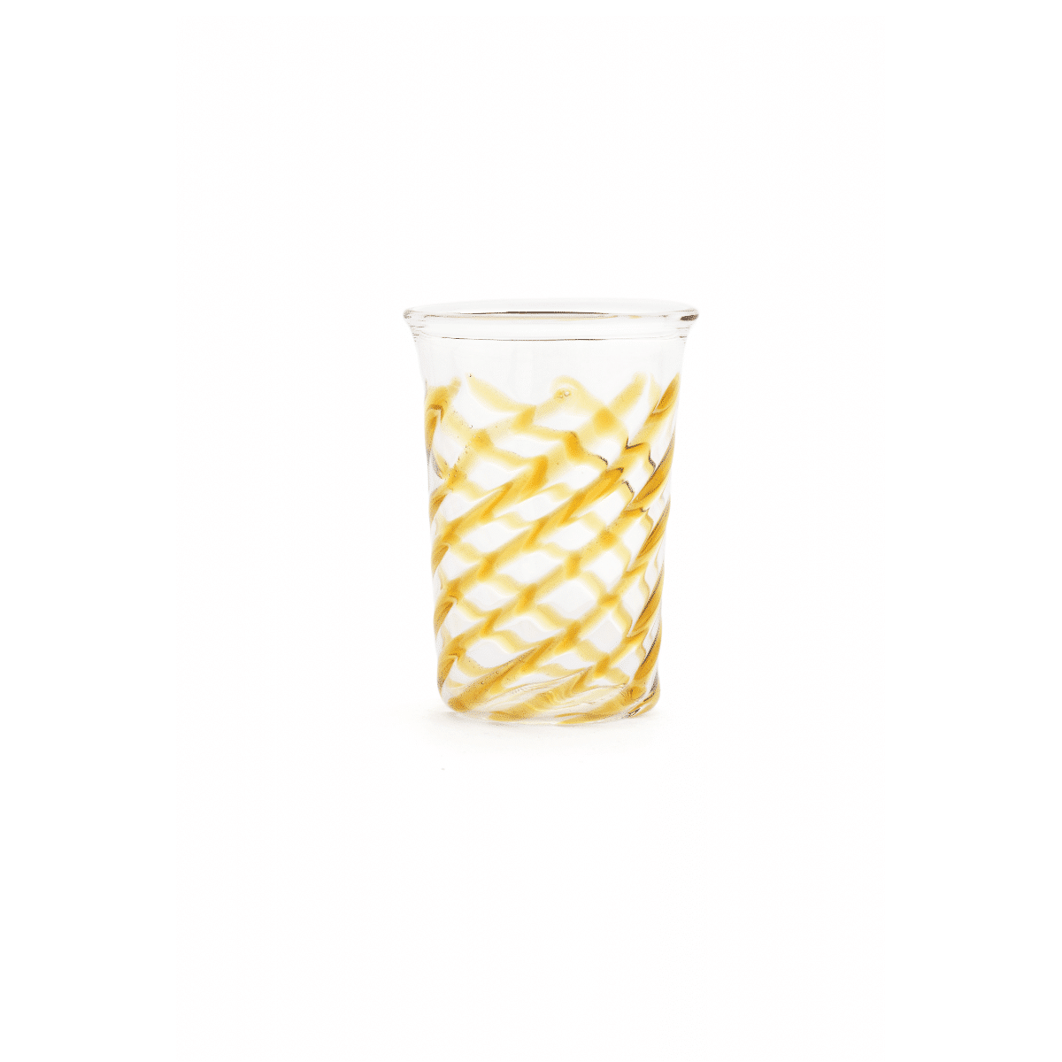 Swirl glas amber
