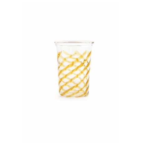 Swirl glas amber