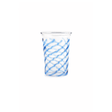 swirl glas blå