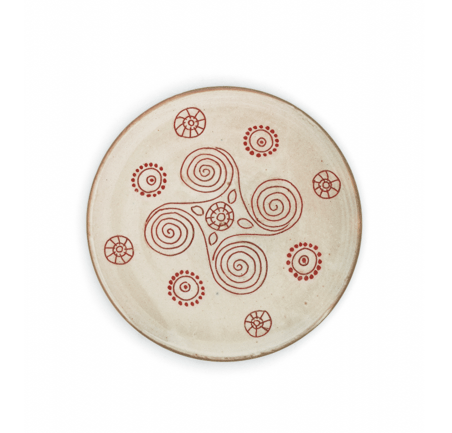 Malaika Cairo Atalier swirl dinner plate