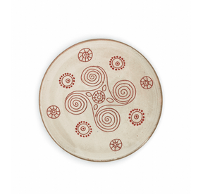 Malaika Cairo Atalier swirl dinner plate