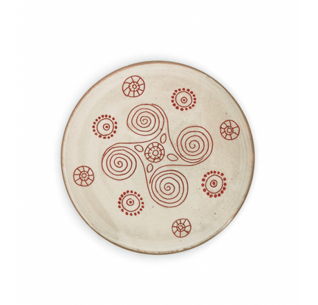 Malaika Cairo Atalier swirl dinner plate
