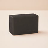 Moonchild yogablok sort – genbrugt EVA materialeblok 23×15×10 cm