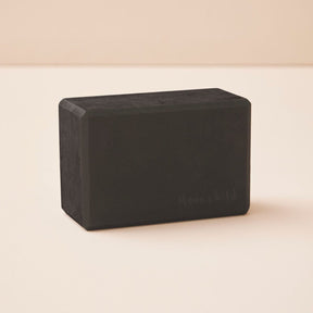 Moonchild yogablok sort – genbrugt EVA materialeblok 23×15×10 cm