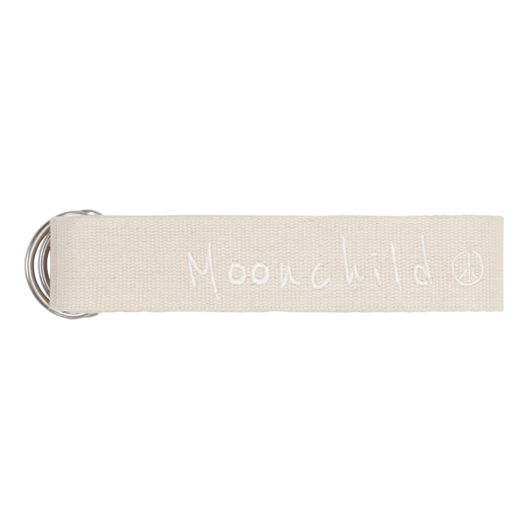 Moonchild yogabælte – økologisk bomuld, natural, 250×37 cm