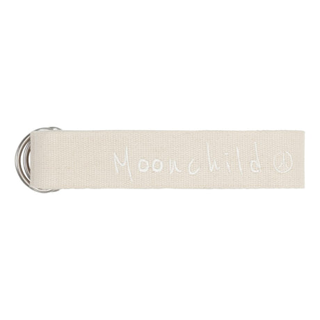 Moonchild yogabælte – økologisk bomuld, natural, 250×37 cm