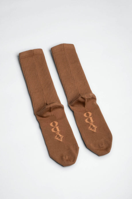 Aydo Studio Copenhagen Tigers Eye strømper 36-40 mid calf brun