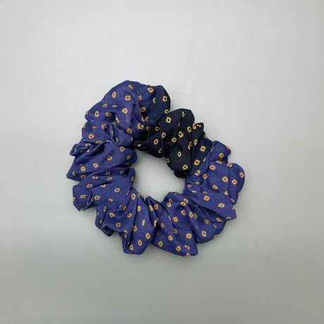 Upcycled sari scrunchie
