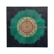 Kort i genanvendt papir – Mandala (14x14 cm)